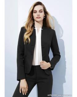 Womens Cool Stretch Short Jacket with Reverse Lapel